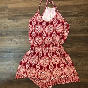 Red romper